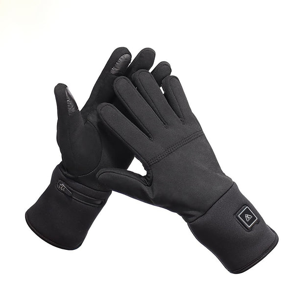 Winter Ski Motorcycle Gloves Rechargeable Thermal Heated Gloves Day Wolf