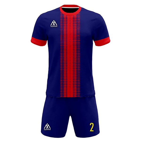 Summa Drive Men's Soccer Club Jersey Uniform Red/Blue