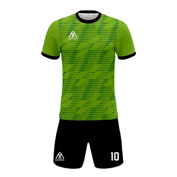 Summa Drive Soccer Jersey Uniform Sportswear Sublimation Football Jersey Green/Black