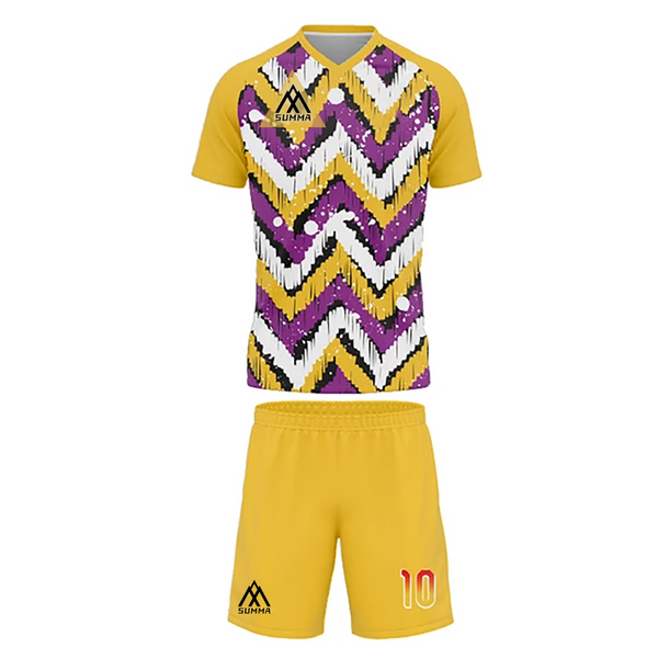 Summa Drive Sublimation Soccer Kits Yellow Orange