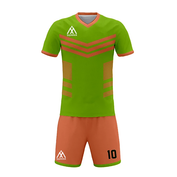 Summa Drive Sports Jersey Sublimation Football Uniform Green/Cream