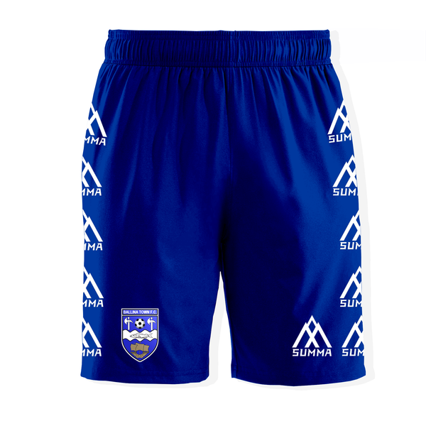 Ballina Town Royal Blue Shorts With Side Logo